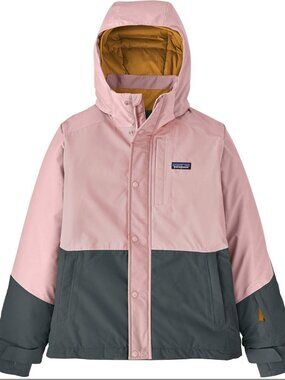 Patagonia Powder Town Insulated Ski Jacket Girls Kids Peaceful Pink Size Medium
